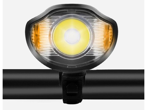 Nowoczesna lampka rowerowa LED 3w1 z licznikem i klaksonem