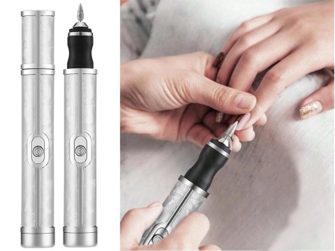 Nowoczesna frezarka do paznokci z akumulatorem USB, idealna do manicure i pedicure