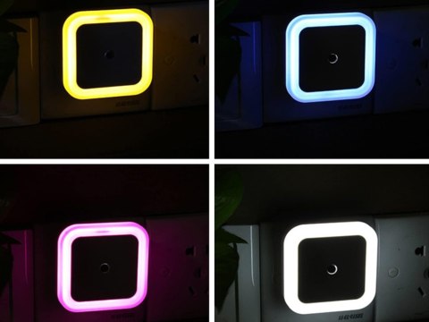 Zmysłowe światło na każdą noc - lampka LED z czujnikiem zmierzchu do kontaktu