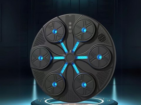 Tarcza bokserska trener boxu mma muzyka USB 8 poziomów+ rękawice bokserskie