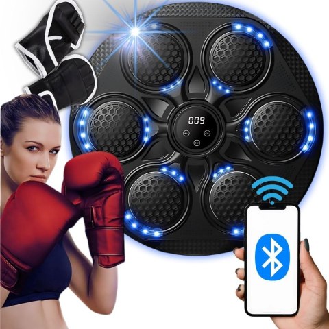 Nowoczesna tarcza bokserska z rękawicami - trening multifunkcjonalny dla każdego!
