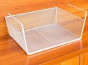 Koszyk na półkę - podwieszany metalowy organizer do kuchni i nie tylko!