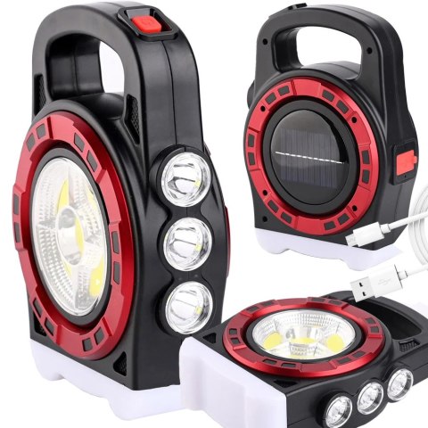 Latarka solarna LED z funkcją powerbanku - wszechstronność i moc!
