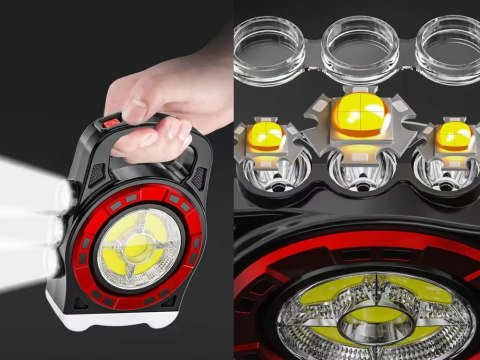 Latarka solarna LED z funkcją powerbanku - wszechstronność i moc!
