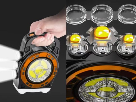 Latarka solarna LED z funkcją powerbanku - doskonały kompan w każdej sytuacji