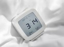 Nowoczesny zegar budzik LCD z pomiarem temperatury i wilgotności