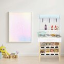  Fantastyczny drewniany market dla dzieci z interaktywną kasą i akcesoriami