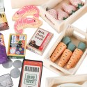  Fantastyczny drewniany market dla dzieci z interaktywną kasą i akcesoriami