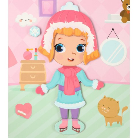 Kreatywna układanka magnetyczna dla małych stylistów