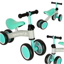 Rowerek biegowy dla dzieci Trike Fix Tiny - miętowy jeździk idealny do nauki jazdy