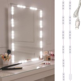 Nowoczesne lampki LED do lustra - Twój osobisty zestaw kosmetyczny perfekcji!