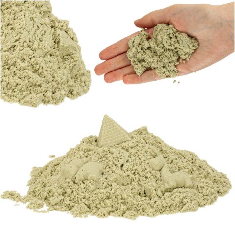 Nowoczesny piasek sensoryczny dla dzieci - 1kg zabawy w naturalnym kolorze