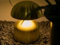 Nowoczesna lampka LED w kształcie grzybka, idealna do wnętrz