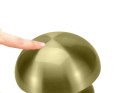Nowoczesna lampka LED w kształcie grzybka, idealna do wnętrz