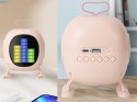 Głośnik karaoke Bluetooth z efektem LED - idealne do zabawy!