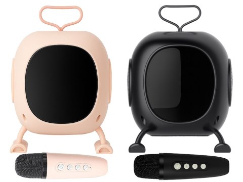 Głośnik karaoke Bluetooth z efektem LED - idealne do zabawy!