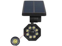 Nowoczesna lampa solarna ogrodowa z czujnikiem ruchu i zmierzchu