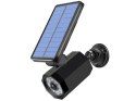 Nowoczesna lampa solarna ogrodowa z czujnikiem ruchu i zmierzchu