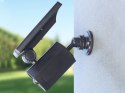 Nowoczesna lampa solarna ogrodowa z czujnikiem ruchu i zmierzchu