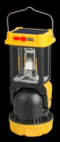 Lampa solarna kempingowa LED z uchwytem, idealna na biwak