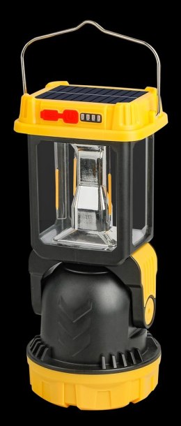 Lampa solarna kempingowa LED z uchwytem, idealna na biwak