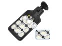 Nowoczesna lampa solarna LED z czujnikiem ruchu i pilotem