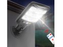 Nowoczesna lampa solarna LED z czujnikiem ruchu i pilotem