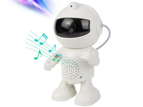 Nowoczesny projektor gwiazd do pokoju dziecięcego z głośnikiem Bluetooth
