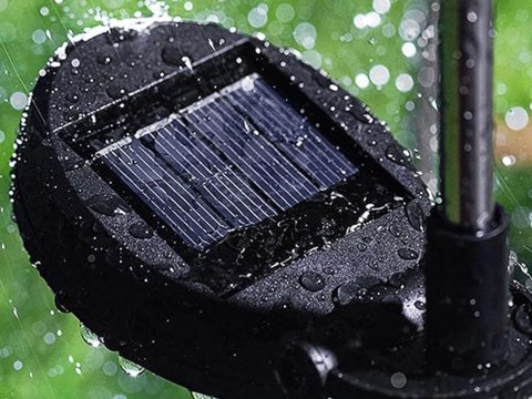Nowoczesna dekoracyjna lampa solarna do ogrodu