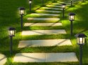 Lampa solarna do ogrodu - zestaw 2 sztuki z czujnikiem zmierzchu