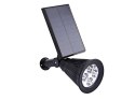 Nowoczesna lampa solarna do ogrodu z czujnikiem zmierzchu i regulacją kąta świecenia