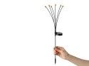 LAMPKI OGRODOWE SOLARNE KULECZKI 2 SZTUKI PO 6 LAMPEK LED DŁUGIE 70 CM