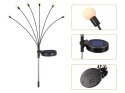 LAMPKI OGRODOWE SOLARNE KULECZKI 2 SZTUKI PO 6 LAMPEK LED DŁUGIE 70 CM