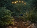 LAMPKI OGRODOWE SOLARNE KULECZKI 2 SZTUKI PO 6 LAMPEK LED DŁUGIE 70 CM