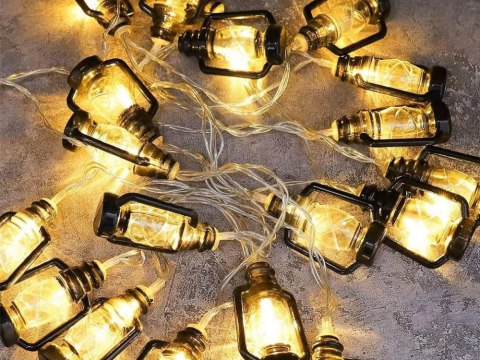 LAMPKI SOLARNE LED - DEKORACYJNA GIRLANDA Z LAMPIONAMI DO OGRODU I TARASU