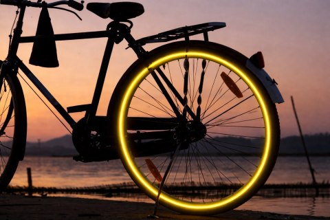 Taśma odblaskowa odblask na rower motor samochód naklejka samoprzylepna 8m