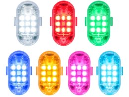 Nowoczesne lampki LED stroboskopowe dla bezpieczeństwa na drodze