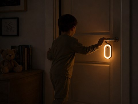 Nowoczesna lampka LED z czujnikiem ruchu dla każdego domu