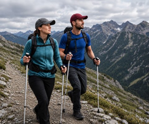 Nowoczesne kijki trekkingowe dla aktywnych podróżników