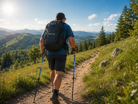 Nowoczesne kijki trekkingowe zapewniające wygodę w każdej wędrówce