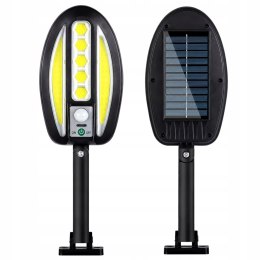 Nowoczesna lampa solarna LED z czujnikiem ruchu do ogrodu