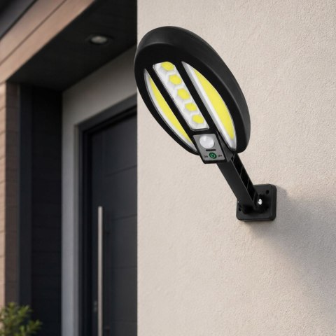 Nowoczesna lampa solarna LED z czujnikiem ruchu do ogrodu