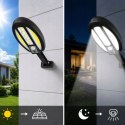 Nowoczesna lampa solarna LED z czujnikiem ruchu do ogrodu