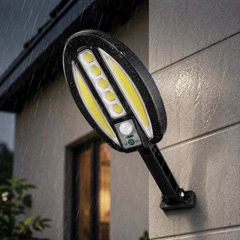 Nowoczesna lampa solarna LED z czujnikiem ruchu do ogrodu