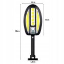 Nowoczesna lampa solarna LED z czujnikiem ruchu do ogrodu
