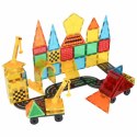 Kreatywne klocki 3D magnetyczne - 90 elementów dla dzieci i dorosłych!