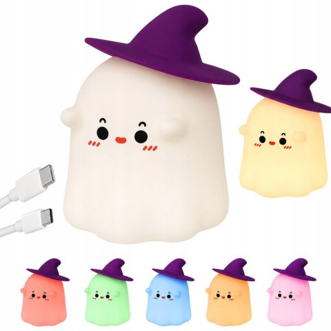 Lampa duszek LED - idealna dekoracja na Halloween