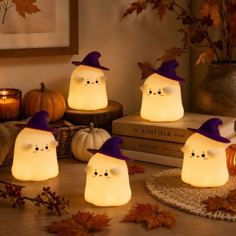 Lampa duszek LED - idealna dekoracja na Halloween