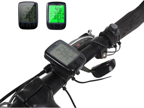 Licznik Rowerowy LCD z Wodoodporną Obudową i 27 Funkcjami