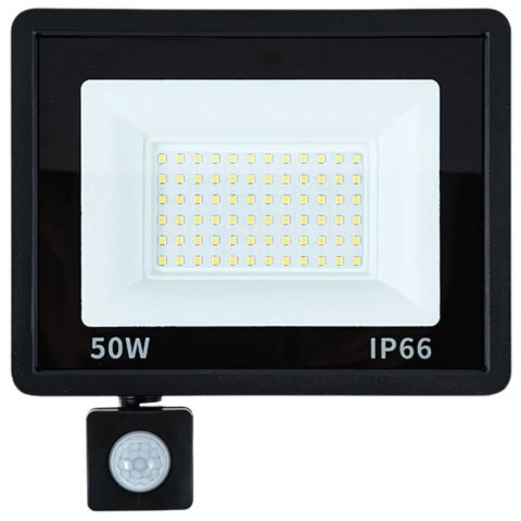 Nowoczesny halogen LED z czujnikiem ruchu i zmierzchu